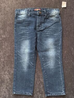7 For All Mankind toddler blue denim skinny jeans